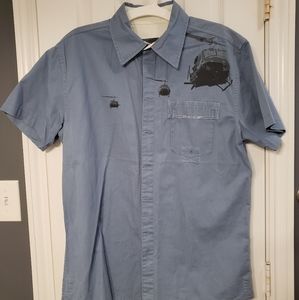 Oakley Men's Helicopter Button Up Shirt - L
